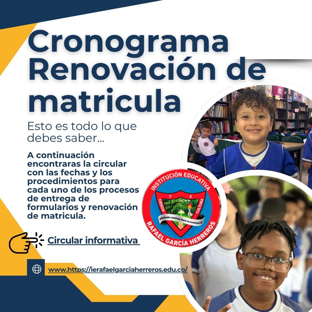 Cronograma Renovación de Matriculas
